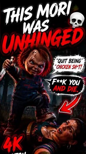 THIS MORI WAS UNHINGED 💀 | Chucky 4K Dead by Daylight Short