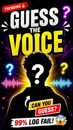 🎤 Can You Guess All These Voices? Only 1% Can! 🔥#GuessTheVoice #VoiceChallenge #QuizChallenge #Viral