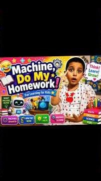 Can a Machine Really Finish Your Homework | Fun Learning for Kids | Pranshi Pathsala