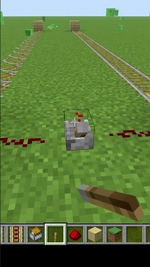 🚄 Minecraft’s Fastest Rail System Ever! | Ultimate Speed Test #shorts