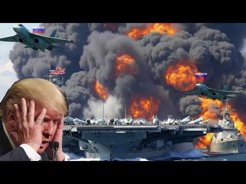 The terrifying moment how 3 Russian Su-57 pilots destroyed a US aircraft carrier carrying 200 fighte
