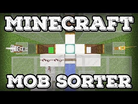 Minecraft Tutorial - Mob Sorter(Minecraft 1.17+)
