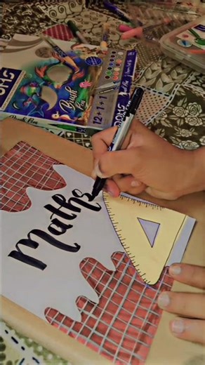 Maths √π cover page ideas #shorts