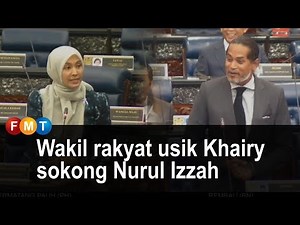 Wakil rakyat usik Khairy sokong Nurul Izzah