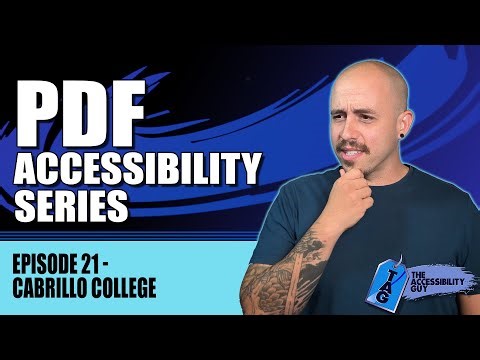 How to Make College PDFs Accessible | Episode 21: Cabrillo College
