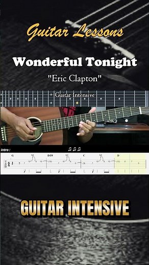 Wonderful Tonight - Eric Clapton | EASY Guitar Lessons TAB - Guitar Tutorial #guitarlessons