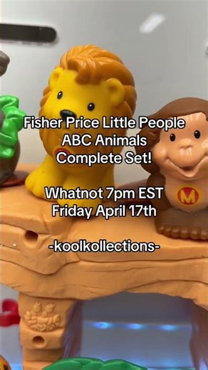 Fisher Price Little People ABC Animals Complete Set! Whatnot 7pm EST Friday April 17th