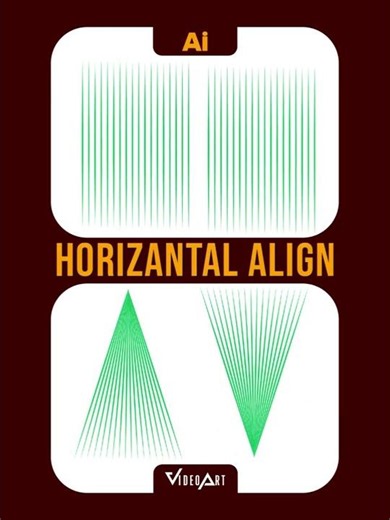 Horizontal Align Center in Illustrator #030 #adobe #illustrator #tutorial #tips #tricks #align