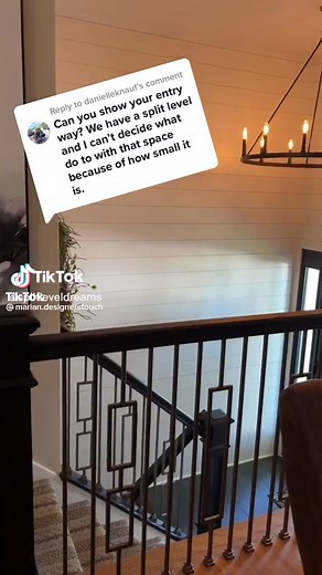 Modern Split-Level Entryway Transformation with Staircase | Interior Design Ideas