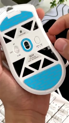 FURYCUBE G11 RGB Volcano Mouse Lightweight PAW3311 Portable Gaming Mouse - 2025 New Design