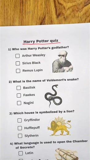 Test Your Knowledge: Harry Potter Quiz Challenge