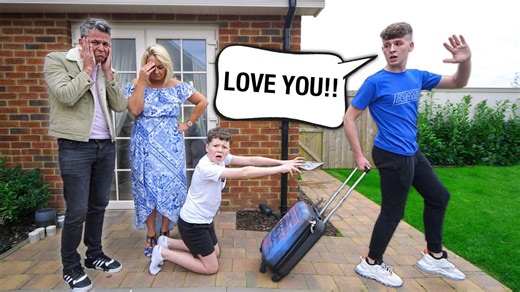 Moving out prank causes family to react unexpectedly