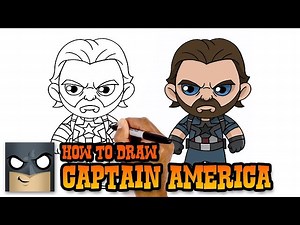 How to Draw Captain America | Infinity War (Art Tutorial) - Videos For Kids