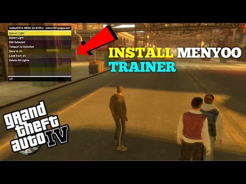 Gta 4 - Menyoo Trainer Install || Trainer For GTA 4 || How To Mod GTA IV