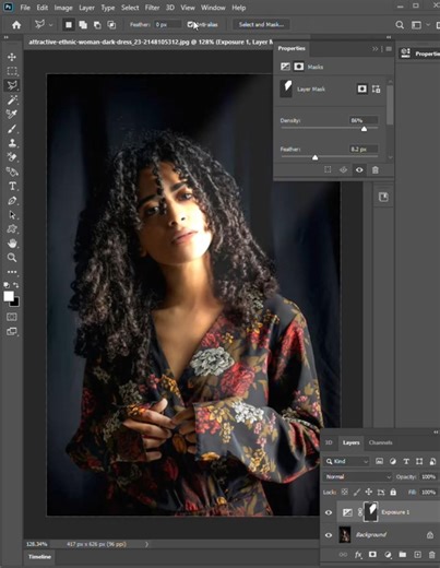 One Click Spotlight Effect in Photoshop 😱