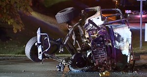 Patient dead after Jeep crashes into ambulance in Geauga County; 2 EMTs injured