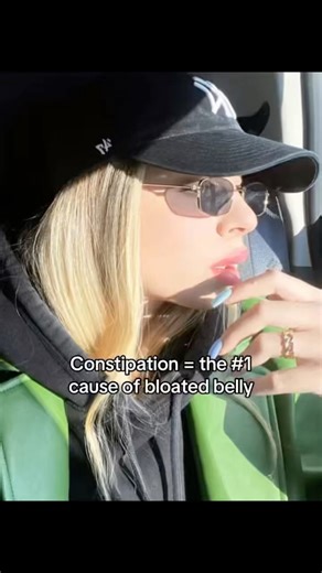 Constipation = the #1 cause of belly distention #loveyourgut #fyp #guthealth #bloating #wellness