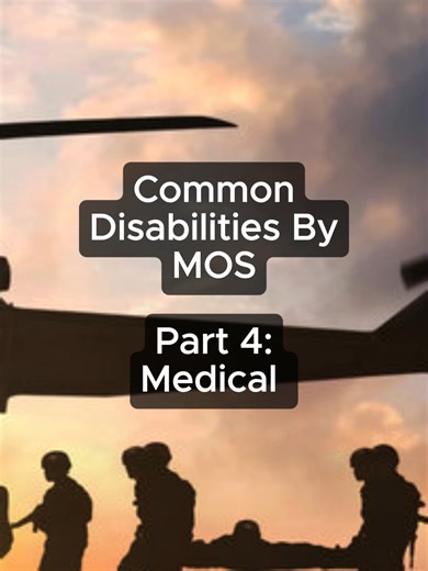 Medical MOS duties put strain on your body and mind. Make sure you're aware of conditions your job could have caused. #Veteran #VADisability #VeteranBenefits #VeteranSupport #VetTok