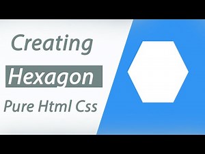 Creating a Hexagon with CSS | CSS Shape Hexagon | CSS tutorial||Pure Html Css