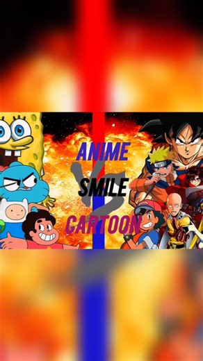 #anime #cartoon | anime smiles vs cartoon smiles |🗿💀😈