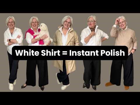 5 Ways To Wear A White Button-Down That Feel Effortless