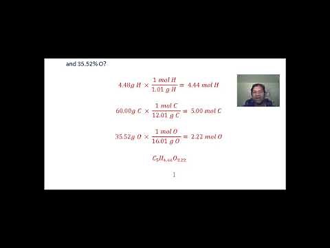 Quick-Video: Calculating the Empirical Formula of Aspirin