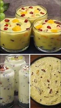 3 Easy Indian Desserts Recipes | Indian Sweets Recipes & Desserts | Kheer Recipe | Fruit Custard