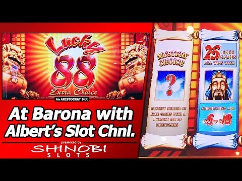 Lucky 88 Extra Choice Slot - Free Spins Big Win w/88x Multiplier and New Dice Feature