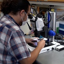 Video: Drosophila Embryo Preparation and Microinjection for Live Cell Microscopy Performed using an Automated High Content Analyzer