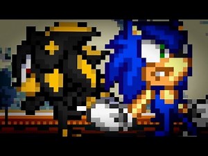Sonic vs Shadow Android sprite animation