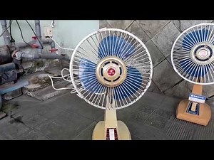 1980's Sanyo 9" Oscillating Desk Fan ( Before Restoration )