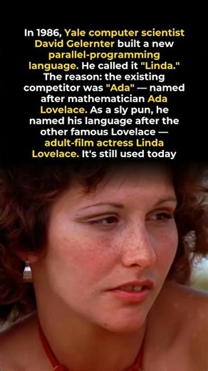 There's a Real Programming Language Called "Linda" - Named After Linda Lovelace as a Pun 💻🎬