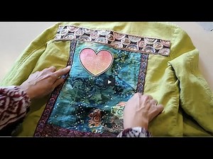 Upcycled Art Jean Jackets DIY - examples of my Do It Yourself artsy, thrift flip jackets.