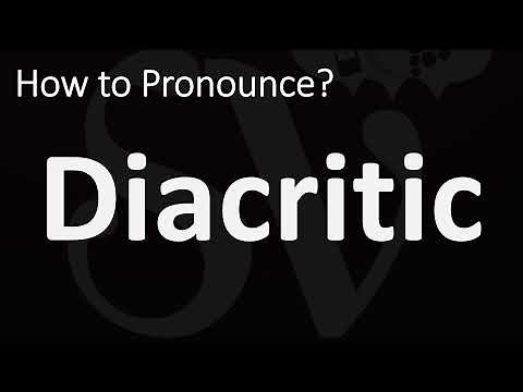 How to Pronounce Diacritic? (CORRECTLY)