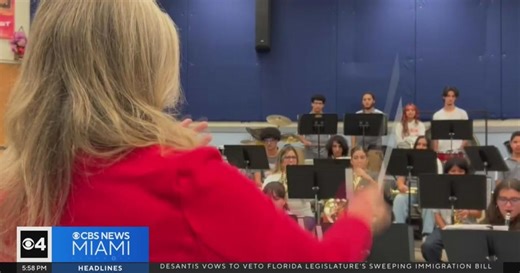 South Miami Senior High School band teacher recognized by Grammys