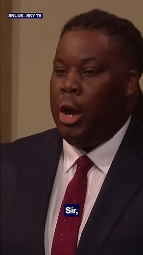 SNL UK opening sketch mocking UK PM shared by Trump #shorts