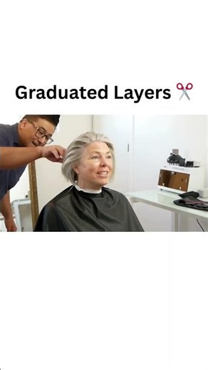 How To Cut a Bob with Graduated Layers | Step-by-Step Women’s Haircut