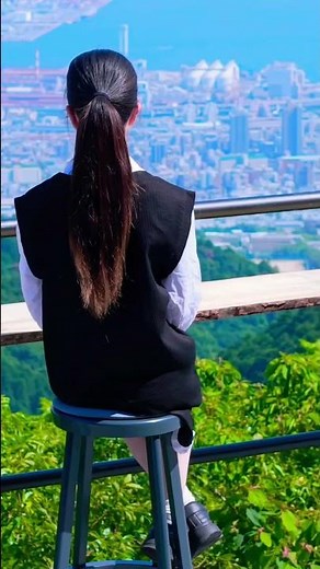 神戸の絶景カフェ。六甲山サイレンスリゾート、標高765mの天空カフェへようこそ！A café with breathtaking views in Kobe. #kobe #旅行 #デート