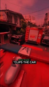 When Driver Blocking Fire Truck Goes Wrong 😳