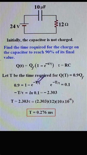 Charging Time of RC Capacitor