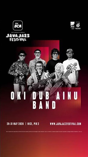 OKI DUB AINU BAND AT JAVA JAZZ FESTIVAL 2026!