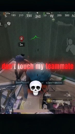 Don't touch my teammate 😤 #bgmi pubg #ytshorts #bgmishorts #viralshorts #pubgmobile #scoutfunny