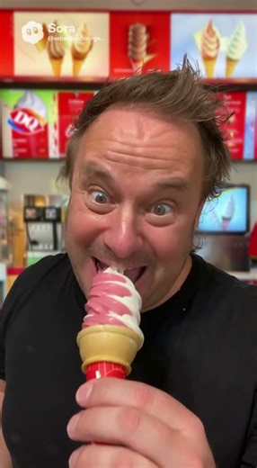 Dairy Queen twist ice cream cone 🍦