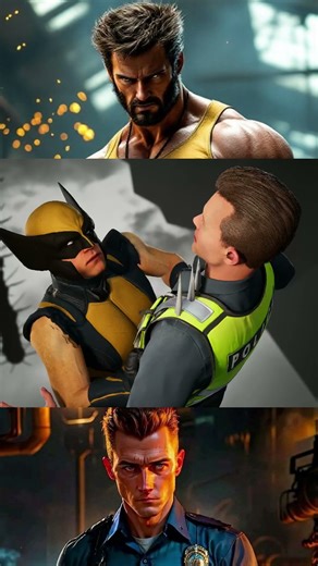 Wolverine vs T-1000 ⚔️🤖 | Marvel x Terminator #shorts