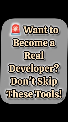 90% of Beginners Skip These Developer Tools 😱 | Web Development Roadmap Part 2 #shorts