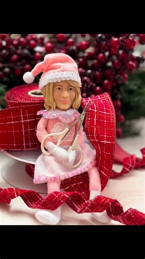 Making ribbon curls…it’s a good thing. #marthaonthemantel