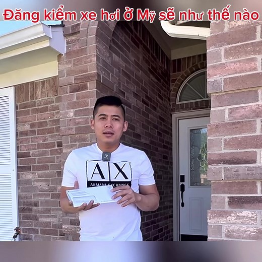 Đăng kiểm xe hơi ở Mỹ. #nguoimientayotexas #cuocsongmy #nguoivietomy