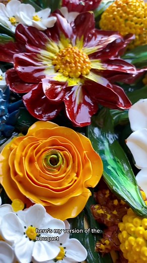 3D Floral Painting with Thick Acrylic Paint Tutorial