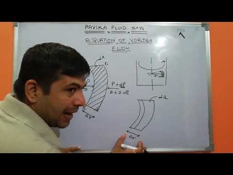 Equation of vortex flow