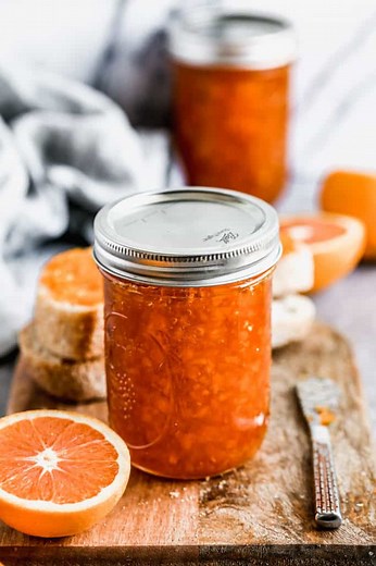 You won't believe how tasty this easy homemade ORANGE MARMALADE is! With just 4 simple ingredients and NO fruit pectin, this will be ready to slather on your toast! Recipe: https://tastesbetterfromscratch.com/orange-marmalade/ | Tastes Better From Scratch